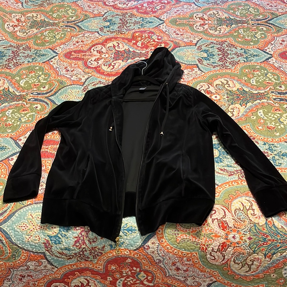 Velour hoodie from Avenue